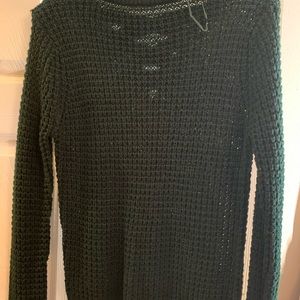 Dark green sweater